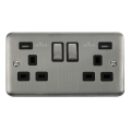 Deco Plus Stainless Steel - Scolmore Click