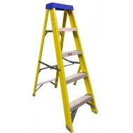 FLS5 - 5 Tread Yellow Fibreglass Ladders