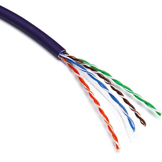 Excel Cat5e 4 pair LS0H Violet 305 Metre Box