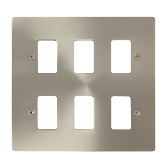 Scolmore Click Define FPBS20506  6 Gang GridPro Fr