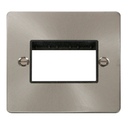 Scolmore Click Define FPBS403BK  1 Gang Plate Trip