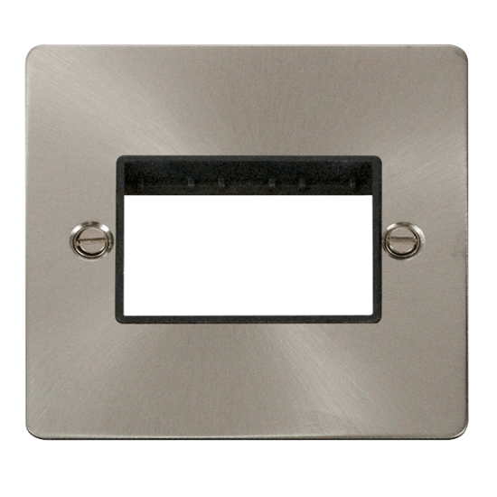 Scolmore Click Define FPBS403BK  1 Gang Plate Trip