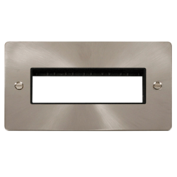 Scolmore Click Define FPBS426BK  2 Gang Plate 6 In