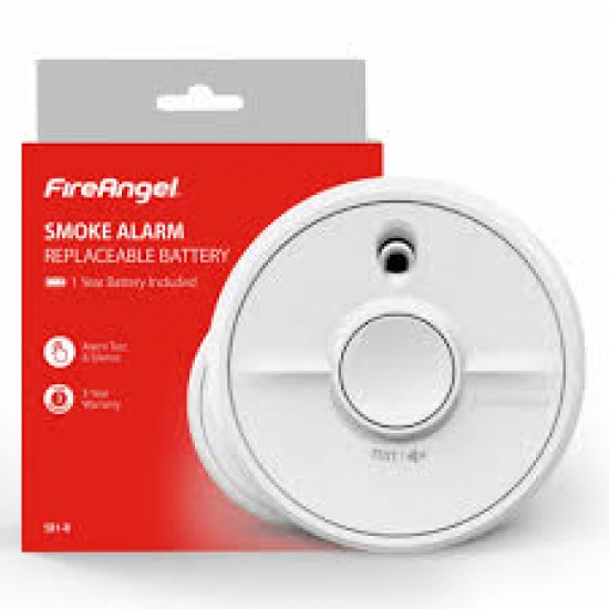 FireAngel SB1-R 1 Year Optical Battery Smoke Alarm 9 volt