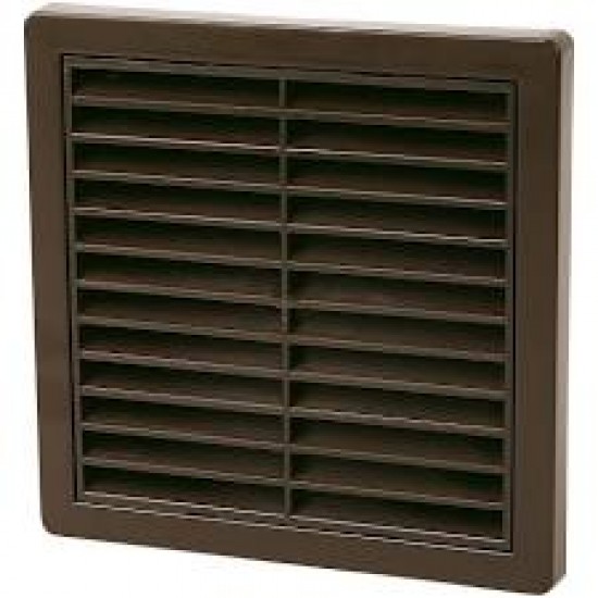 National Ventilation MONV275BR 150mm Fixed Grille with no Flyscreen Brown
