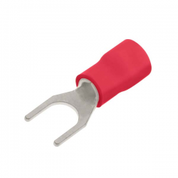 Insulated Fork Terminal Red 100pk