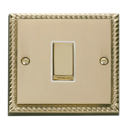 GCBR425WH Deco 1 Gang Intermediate 'Ingot' 10AX Sw
