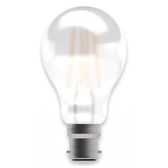 Bell Lighting 60755 5.7W BC (Bayonet Cap) LED Satin Filament GLS Bulb Warm White