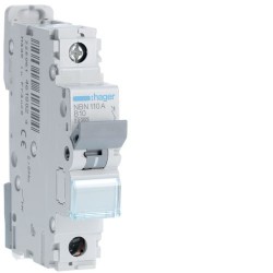 Hager 10A Single Pole MCB 10kA B Type