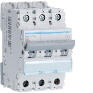 Hager 20A Triple Pole MCB 10kA B Curve