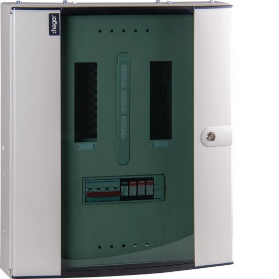 Hager JK108BGSPD Dist Board 8Way TPN