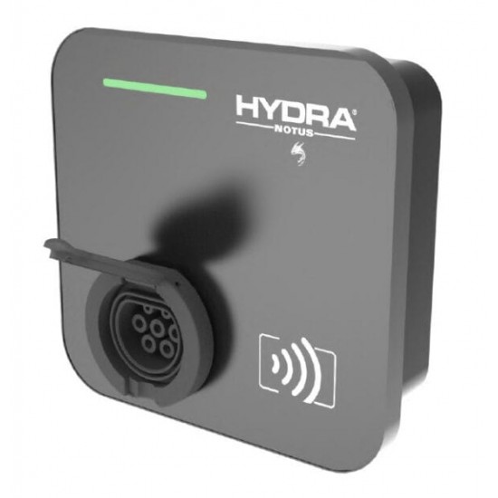 Hydra Notus 7.4kW 4G Domestic AC Charger untethered HN-7-SO-BLK Black