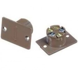 Alarm Door Contacts Flush Brown