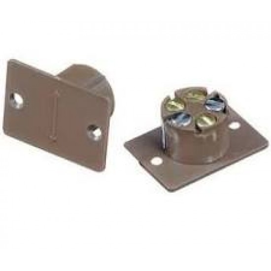 Alarm Door Contacts Flush Brown