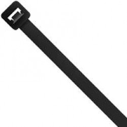 140mmx3.6mm Cable Tie Black 100pk