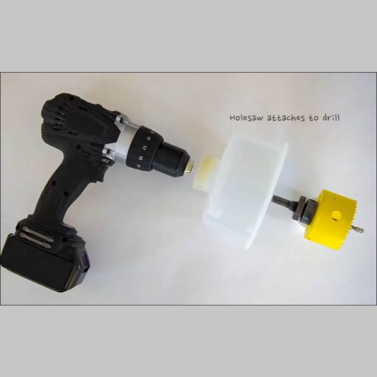 DADE Holesaw dust and debris eliminator