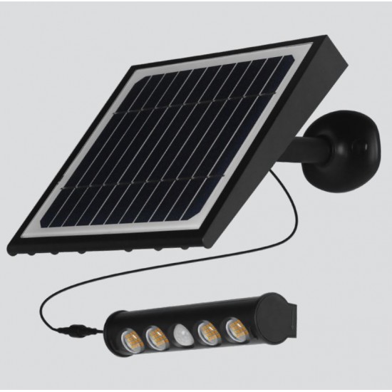 Ovia OZ8C-S Solar LED Floodlight With PIR Sensor 8W