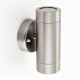 Saxby 13802 Palin IP44 GU10 Up Down Light Brushed Stainless Steel
