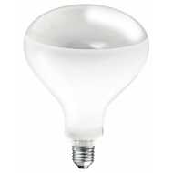 Infrared Reflector Lamp Diffused Non-Dimmable 250W 2400K ES-E27