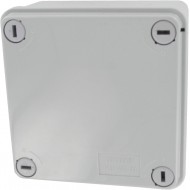 Deligo J56100 Plastic Junction Box Grey IP56 100x100x50mm