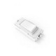 Forum CUL-42497 1 Gang Kinetic Grid Dimmer Switch Slim Kinetic White Plastic for Culina