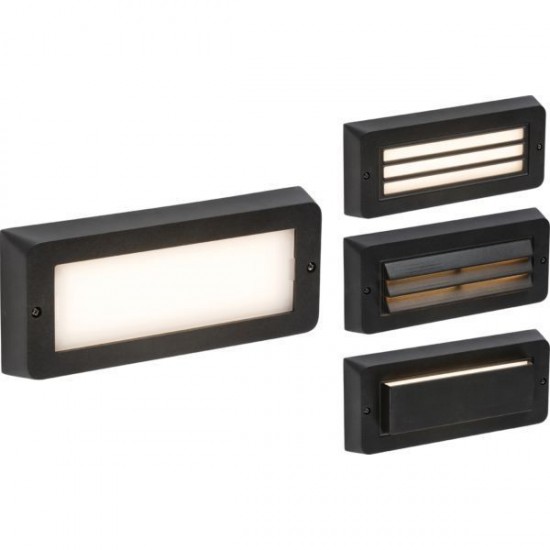Knightsbridge ML Black IP65 5W LED CCT Surface mounted brick light BL5BK