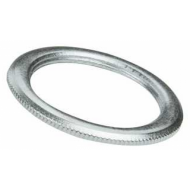 Metal lockring 20mm steel milled edge Galv