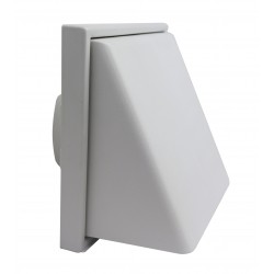 Manrose 41030 100mm Cowl with Damper White