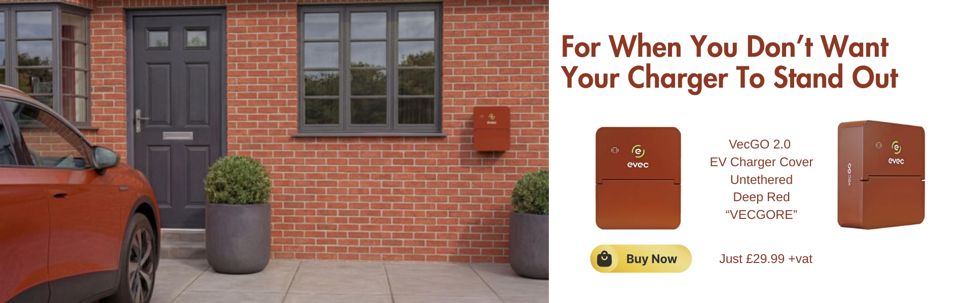 Solihull electrical wholesalers - Evec VecGo Cover Deep Red