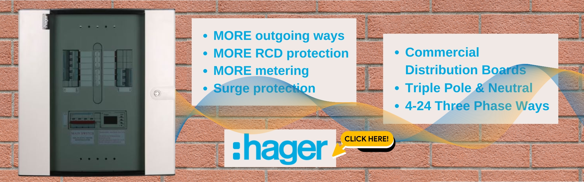 Hager 3 Phase Distribution - From your local Electrical Wholesaler