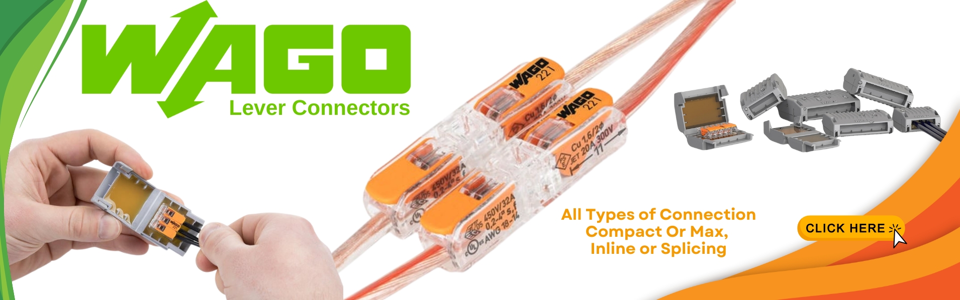 Electrical Wholesaler Solihull - Wago Lever Connections On Sale Now