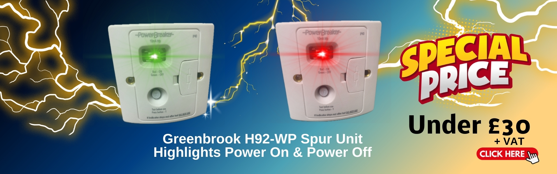 Electrical Wholesaler - Greenbrook H92-WP Spur Unit