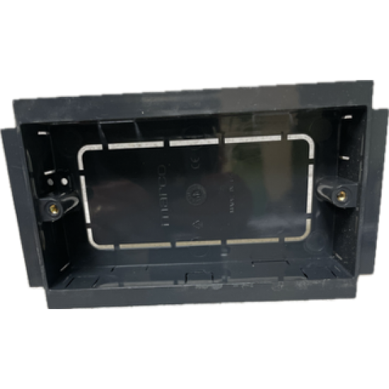 Marco MTPSB2 Socket Box 2 Gang 35mm charcoal