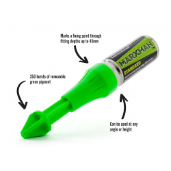 Marxman Green Chalk Marking Tool up to 45mm Depth 