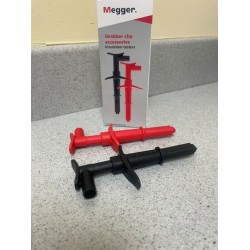 Megger 1014-298 2 Piece Grabber Set Rd/Bk