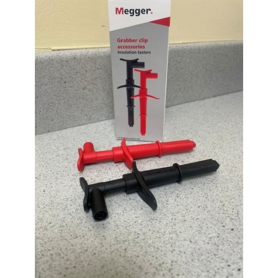 Megger 1014-298 2 Piece Grabber Set Rd/Bk