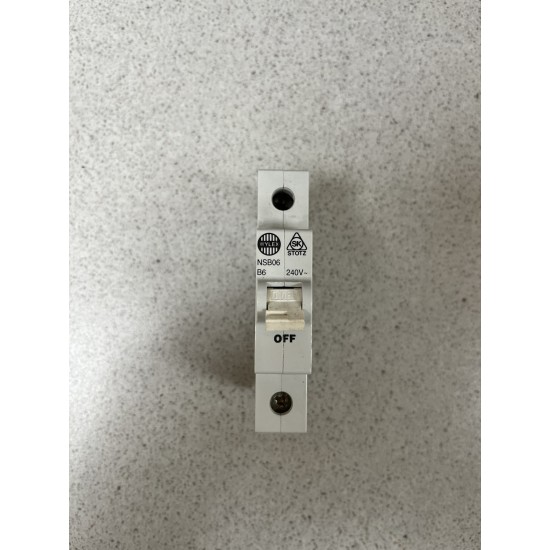 Wylex  6A B Type MCB