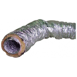 National Ventilation FXALINS100/10 100mm Insulated Aluminium Flexible Ducting