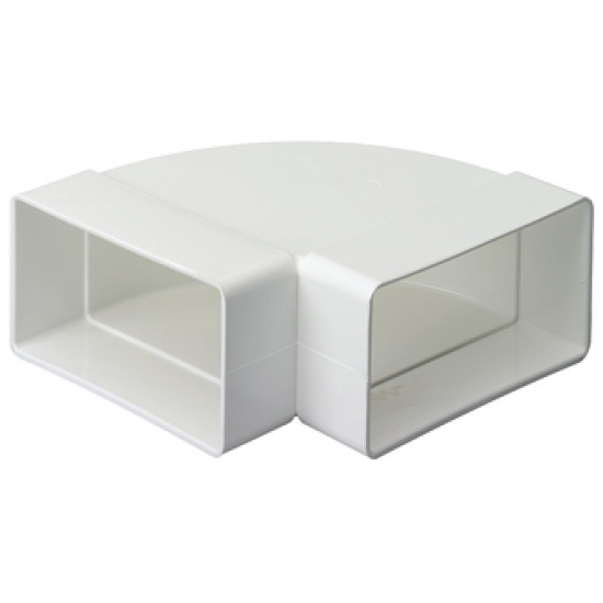 National Ventilation MONV238 110x54mm Ducting 90 Deg Horizontal Bend