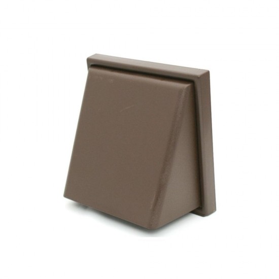 National Ventilation MONV245BR 100mm Round Brown Cowled Outlet