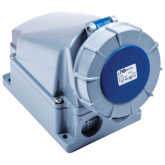 Niglon 17166 Socket 2P+E IP67 32A 240V