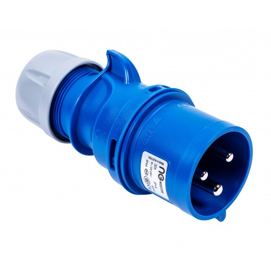 Straight Plug 16A 240V 2P+E IP44