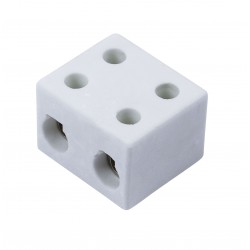 15A Porcelain Connector 2way