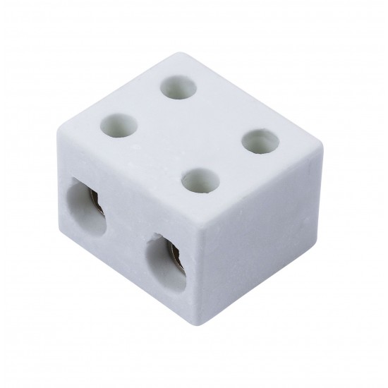 15A Porcelain Connector 2way