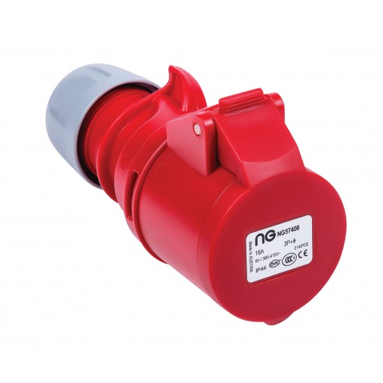 Trailing Socket 16A 415V 3P+E+N IP44