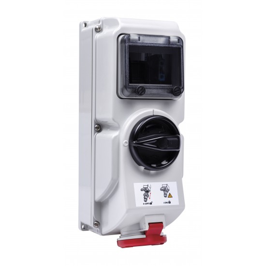 Niglon 18759 Socket 3P+E+N IP66 16A 415V