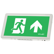 Ovia 3W LED IP20 EM3 Exit Box All 4 Legends