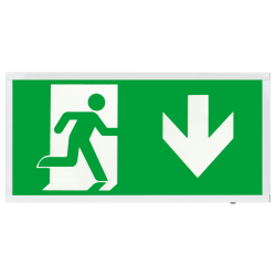 Ovia  OBKC4-D-W 4W LED IP20 EM3 Exit Box Sign – Legend Down