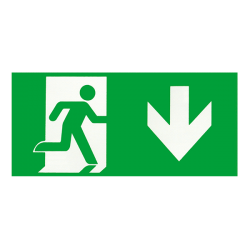 Ovia OVEMSP006D Exit Box Legend Only - Down