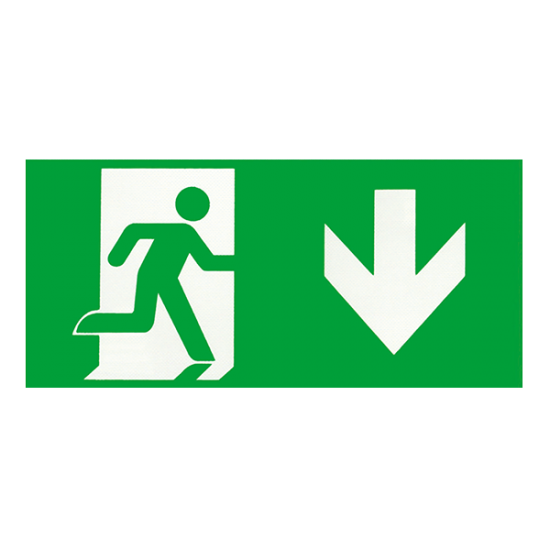 Ovia Lighting OVEMSP006D BOX EXIT SIGN LEGEND DOWN
